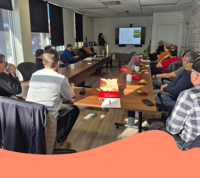 Paysage rural avec rivière, Chesterville